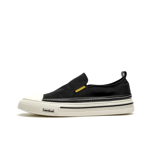 LEAVELAND Stylish Skateboarding Shoes Men's Black