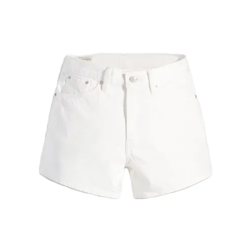 Levis Denim Shorts Women's White