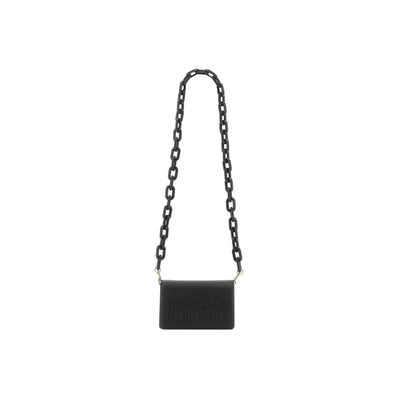 VERSACE JEANS COUTURE Polyurethane Crossbody Bag Shoulder Bag Women's Black-1