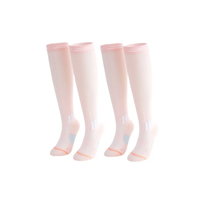 SPORT'S HOUSE Basketball Socks Multicolor Nylon Cotton Women's 2 Pack-10