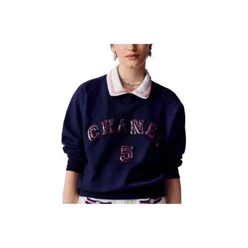 CHANEL Sweatshirts Women's Marine Blue