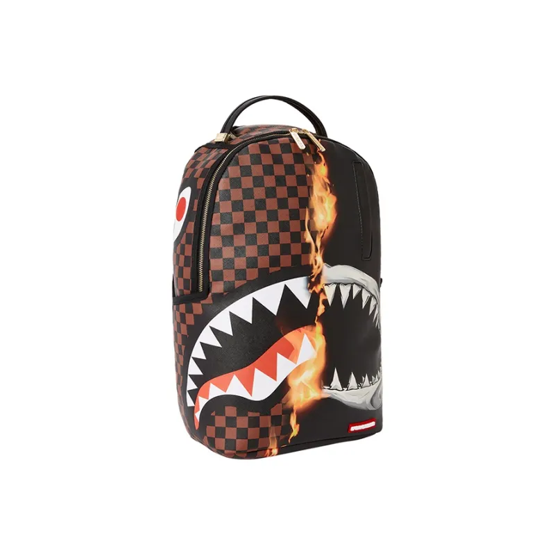 SPRAYGROUND PVC Backpack Large Size Unisex Brown-2
