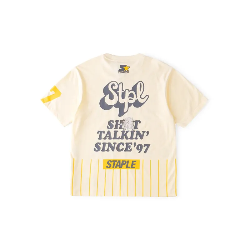Staple X STARTER X Staple T Shirts Unisex Birch White-1
