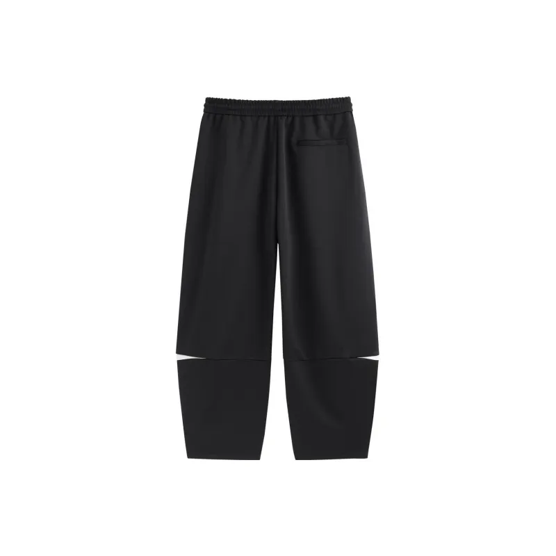 Everlast X PEACEBIRD MEN EVERLAST Casual Pants Men Black-1