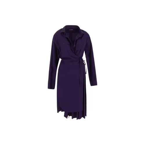 DRIES VAN NOTEN Long-Sleeved Dresses Women's Purple