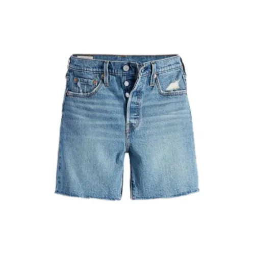 Levis Denim Shorts Women's Light Blue