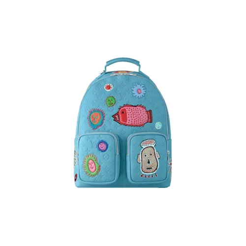 LOUIS VUITTON Lv X Yk Multipockete Backpack Blue