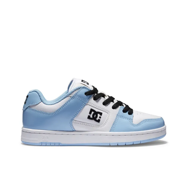 DC Shoes MANTECA 4 Low Top Skateboard Shoes Women's White Blue-1