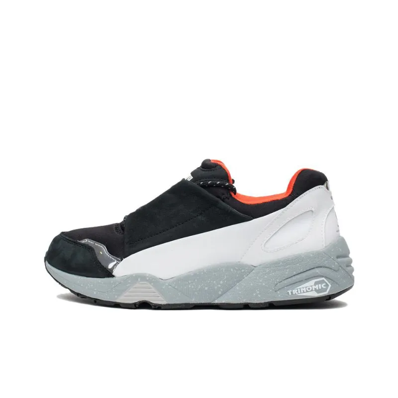 McQ Alexander McQueen x PUMA Anti-Slip Wear-Resistant Low-Top Running Shoes Women's Black White-0