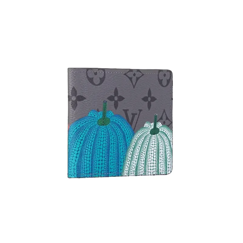 LOUIS VUITTON Lv X Yk Slender Wallet Pumpkin Print-1
