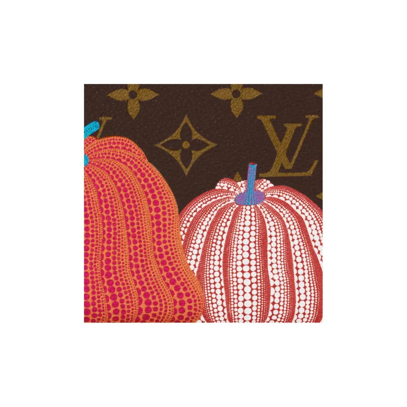 LOUIS VUITTON Lv X Yk Zippy Wallet Pumpkin Print-4