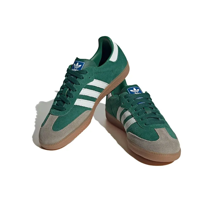 Adidas Samba Og Collegiate Green Gum Grey Toe-2