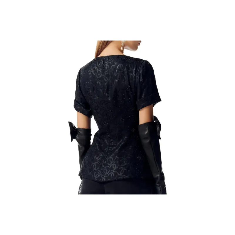 CHANEL T-Shirts Women's Black-1