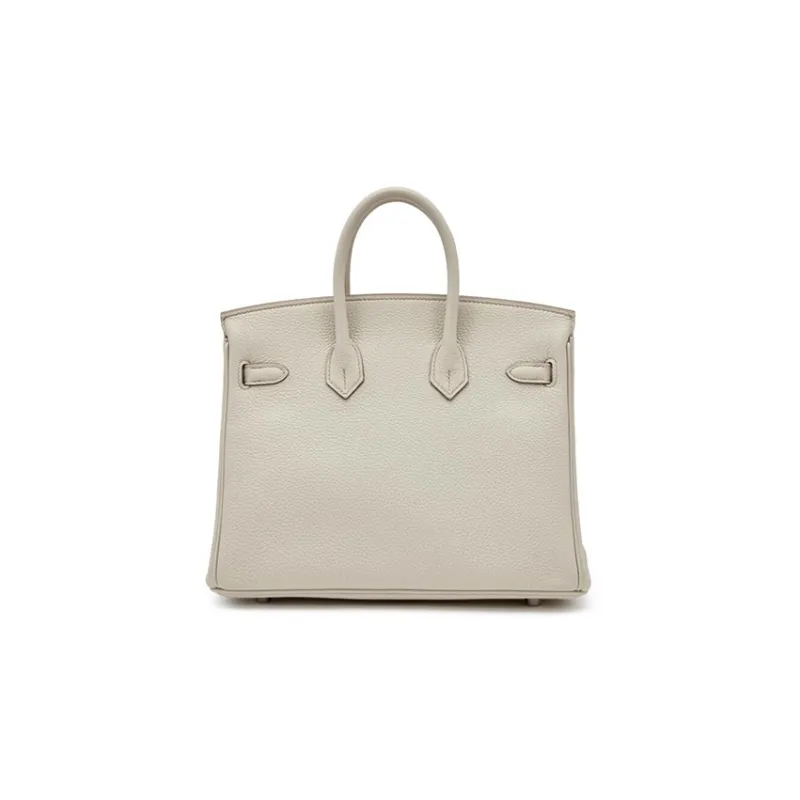 HERMES Birkin Togo Calfskin Birkin Bag Handbag Women's Carie Milkshake White-3