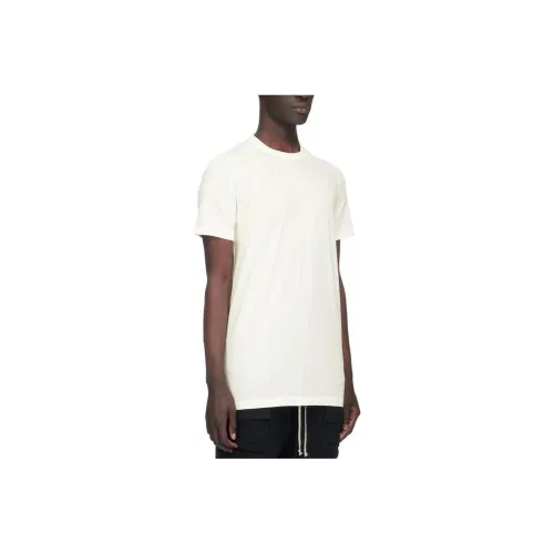 RICK OWENS T-Shirts Men Milk White