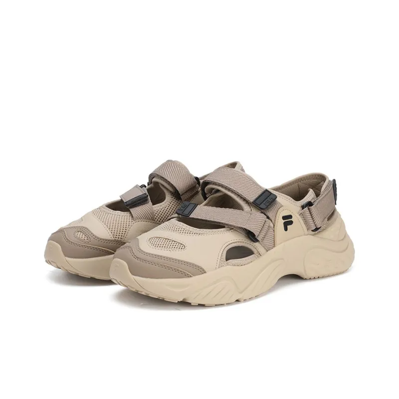FILA FUSION Conch Sandals ''Beige Black'-2