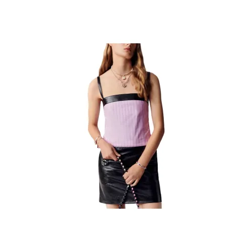 CHANEL Slip Dresses Women's Pink