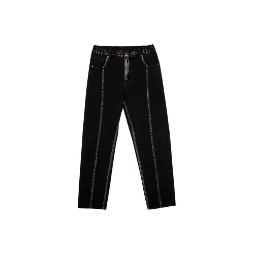 LOOKUN Jeans Unisex Black