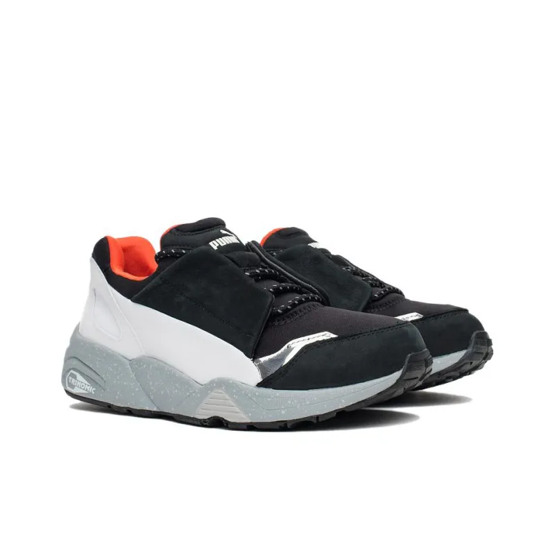 McQ Alexander McQueen x PUMA Anti-Slip Wear-Resistant Low-Top Running Shoes Women's Black White-1