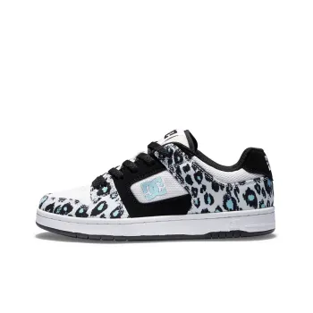 DC Shoes MANTECA 4 Anti Slip Wear Resistant Low Top Skateboard Shoes Women's White Black