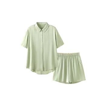 JINGYUN Pajama Set Women's Mountain Green