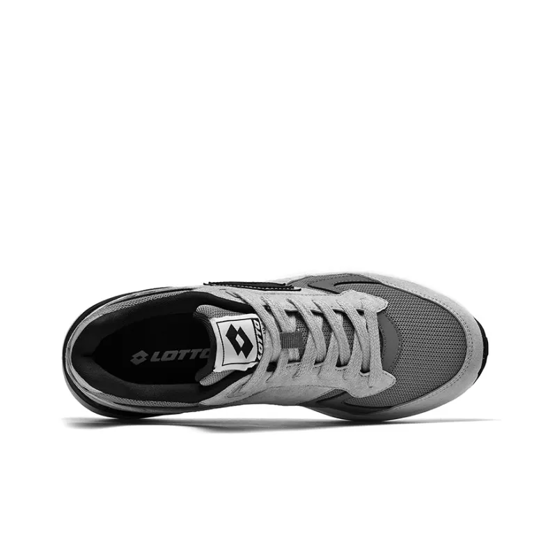 LOTTO Wear Resistant Low Top Casual Running Shoes Men's Gray-2