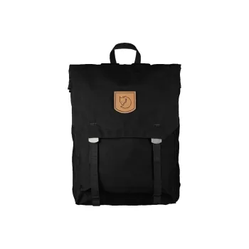 Fjallraven Polypropylene Fiber Hiking Bag Messenger Bag Backpack Large Size Unisex Black