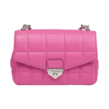 MICHAEL KORS Soho Lambskin Crossbody Bag Shoulder Bag Women's Fuchsia