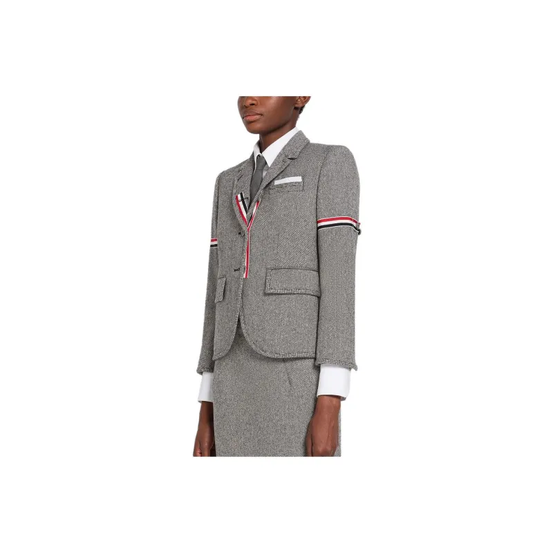 THOM BROWNE· Business Suits Coats Women's Gray-2