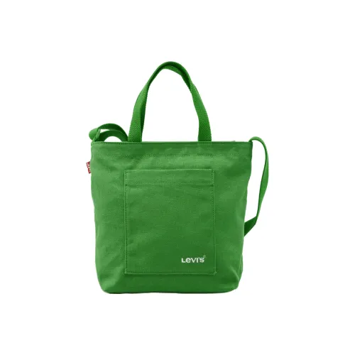 Levi's Cotton Canvas Canvas Bag Tote Bag Shopping Bag Shoulder Bag Crossbody Bag Handbag Mini Women's Light Green