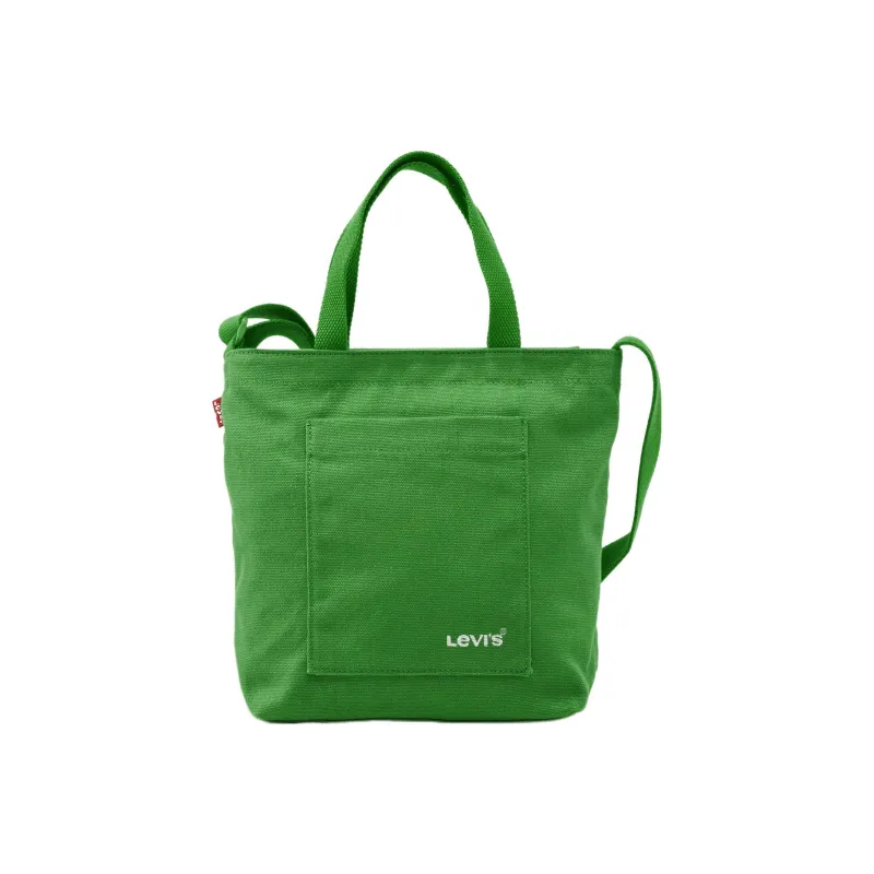 Levi's Cotton Canvas Canvas Bag Tote Bag Shopping Bag Shoulder Bag Crossbody Bag Handbag Mini Women's Light Green-0