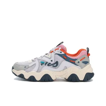 FILA Fluid 4 Sneakers 'Grey Cream Red' Women's