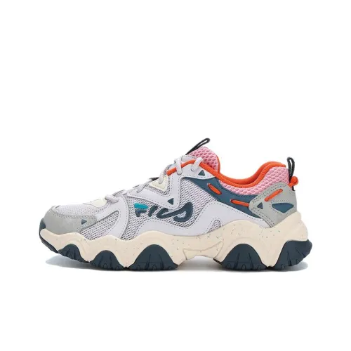 FILA Fluid 4 Sneakers 'Grey Cream Red' Women's