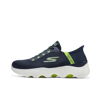 Skechers Go Walk Massage Fit 'Navy Lime'