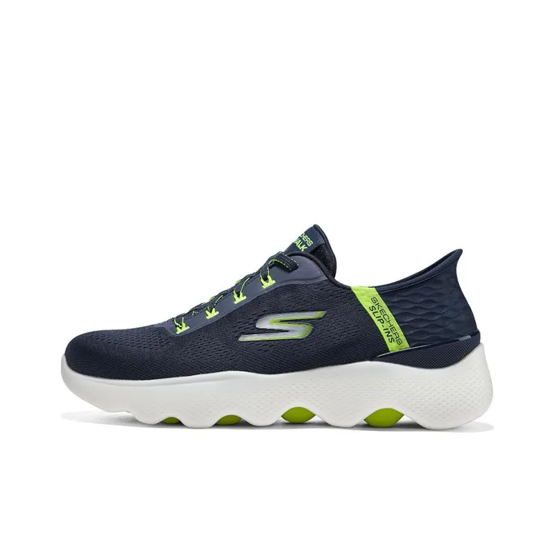 Skechers Go Walk Massage Fit 'Navy Lime'-0
