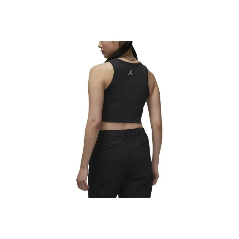 Jordan Sleeveless Sports Shirts Women's Black-1