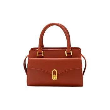GXFMOD Cow Leather Evening Party Bag Handbag Shoulder Bag Crossbody Bag Medium Size Women's Red