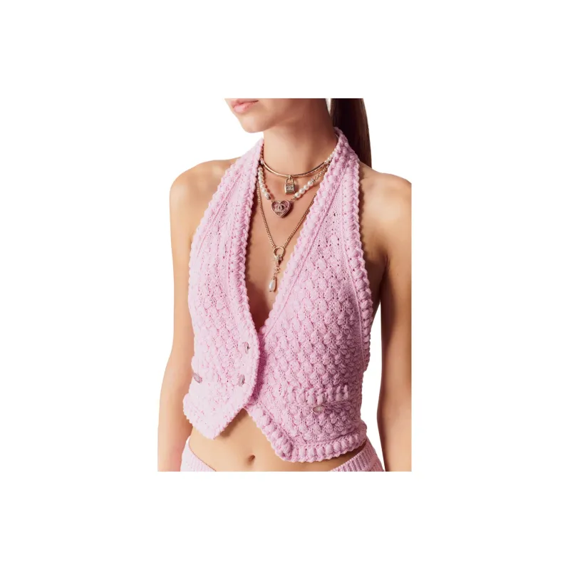 CHANEL Camisoles Women's Pink-1
