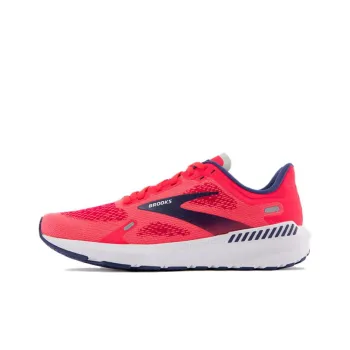 Brooks Launch GTS Anti-Slip Wear-Resistant Low-Top Running Shoes Women's Peach Pink