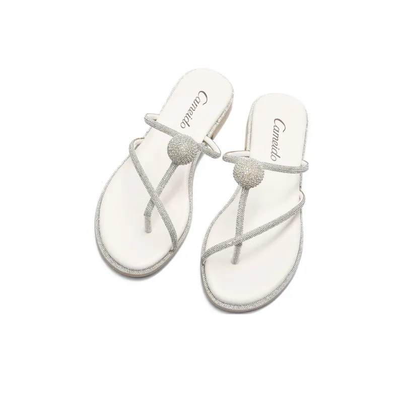 CAMEIDO Stylish Sandal Women's Beige-1