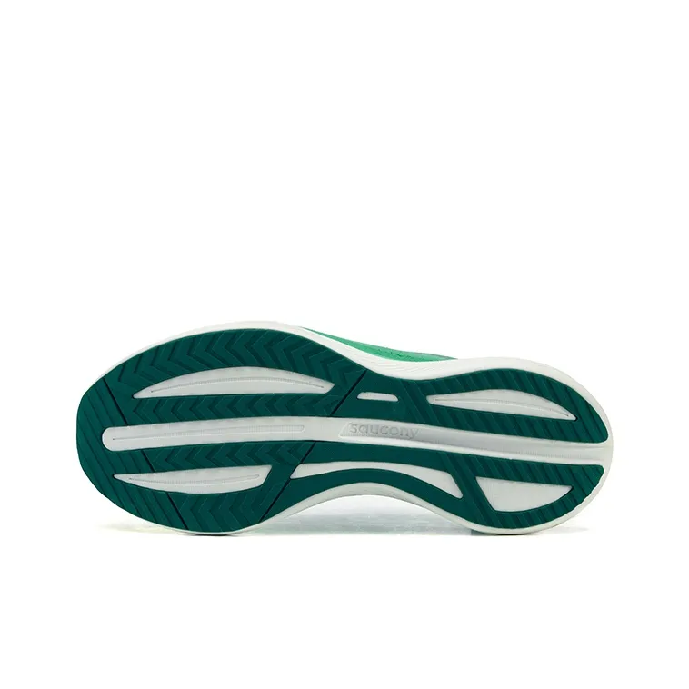 Saucony Cushioning Anti Slip And Wear Resistant Support Lightweight Low Top Sprint Running Shoes Unisex White Green-4