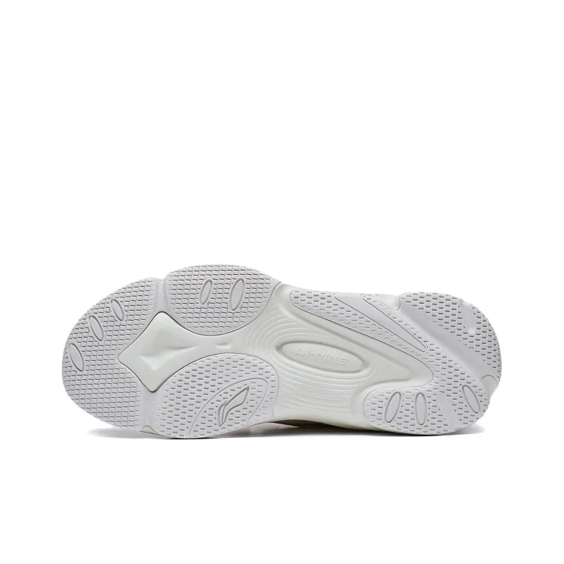 LiNing Nebula 2K Anti Slip Wear Resistant Low Top Sports Casual Shoes Men's White-2