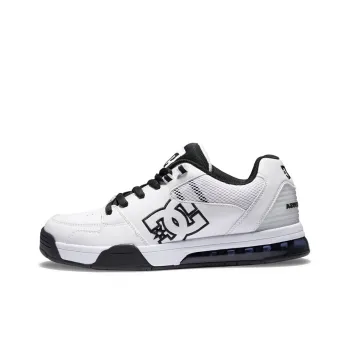 DC Shoes Versatile Anti Slip Wear Resistant Low Top Sports Casual Shoes Men's White