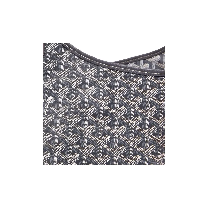 GOYARD Bohème Hobo Canvas With Leather Hobo Bag Shoulder Bag Shoulder Bag Regular Women's Gray/Pink Small Heart Edition-6