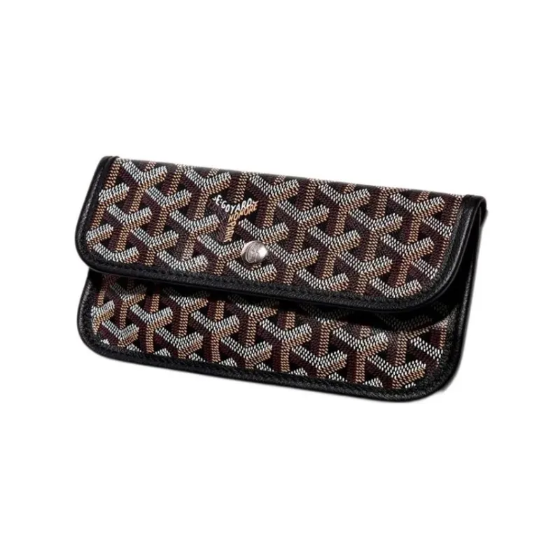 GOYARD Bohème Hobo Canvas With Leather Hobo Bag Shoulder Bag Shoulder Bag Women's Black/Pink Small Heart Edition-4