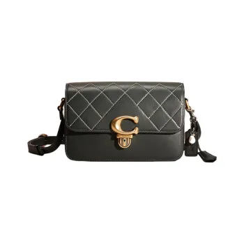COACH Studio Glove Tanning Small Square Bag Messenger Bag Shoulder Bag Crossbody Bag Medium Size Women's Green