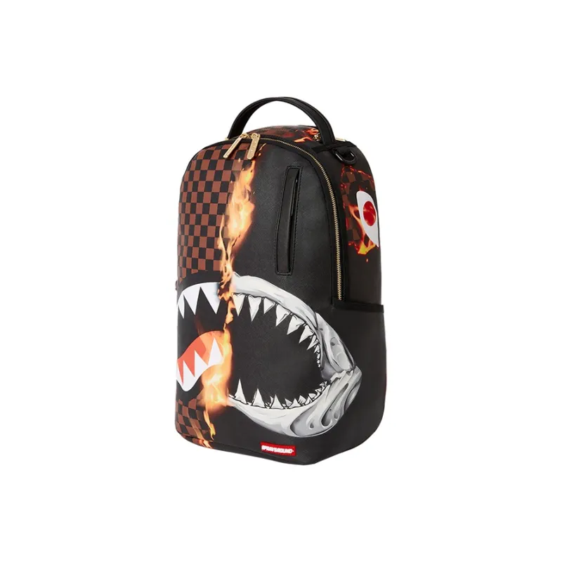 SPRAYGROUND PVC Backpack Large Size Unisex Brown-1