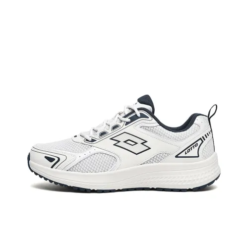 LOTTO Cushioning Anti Slip And Wear Resistant Low Top Carbon Plate Technology Marathon Running Shoes Men's Ecru