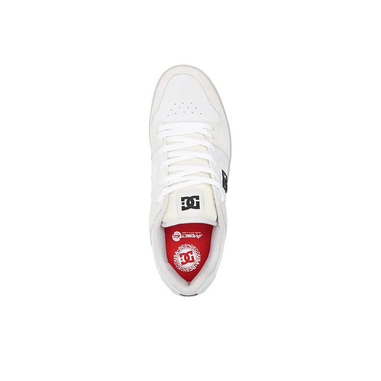 DC Shoes MANTECA 4 Low Top Skateboard Shoes Unisex White-3