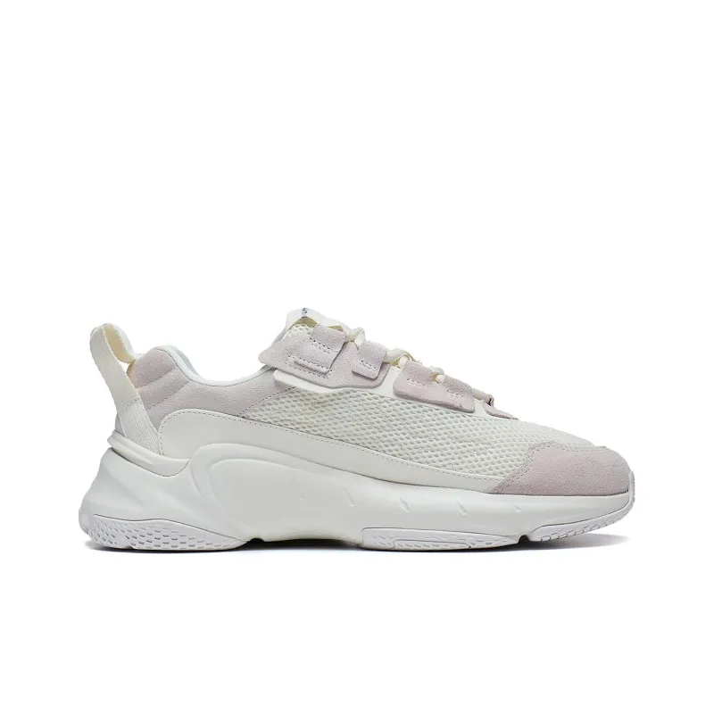LiNing Nebula 2K Anti Slip Wear Resistant Low Top Sports Casual Shoes Men's White-1